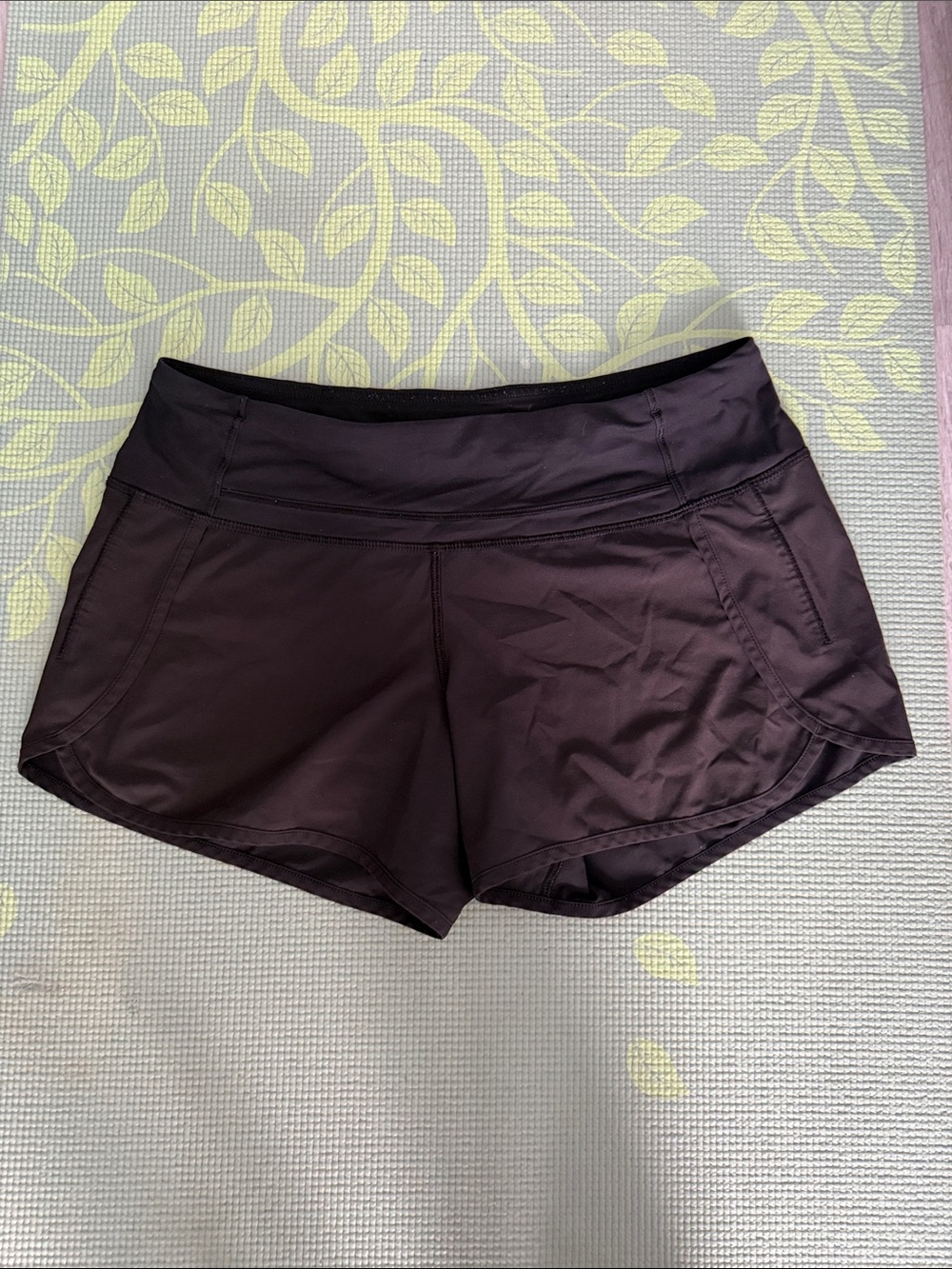 Lululemon Women’s Athletic Shorts in Black - Performance Running Shorts